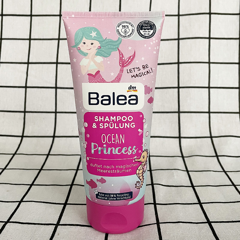 German Balea Barleja Little Princess Children's shampoo special for 3-6-15-year-old girl child Johan