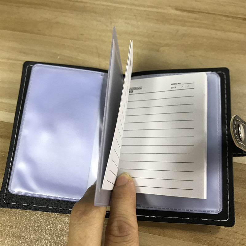 Red Jay Portable Bankcard Cardbook Address Book List Phone Book Leather Face Business Card This Name Card Book Clip Card Book 