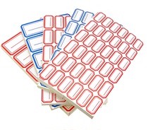 MARK CLASSIFICATION STICKER LABEL PAPER ADHESIVE LABEL SELF-ADHESIVE MOUTH TAKE PAPER ADHESIVE MARK PAPER 10 SHEETS