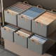 Wardrobe clothes storage box house layered artifact clothes pants organize box folding frame storage basket ກະຕ່າເກັບຮັກສາ