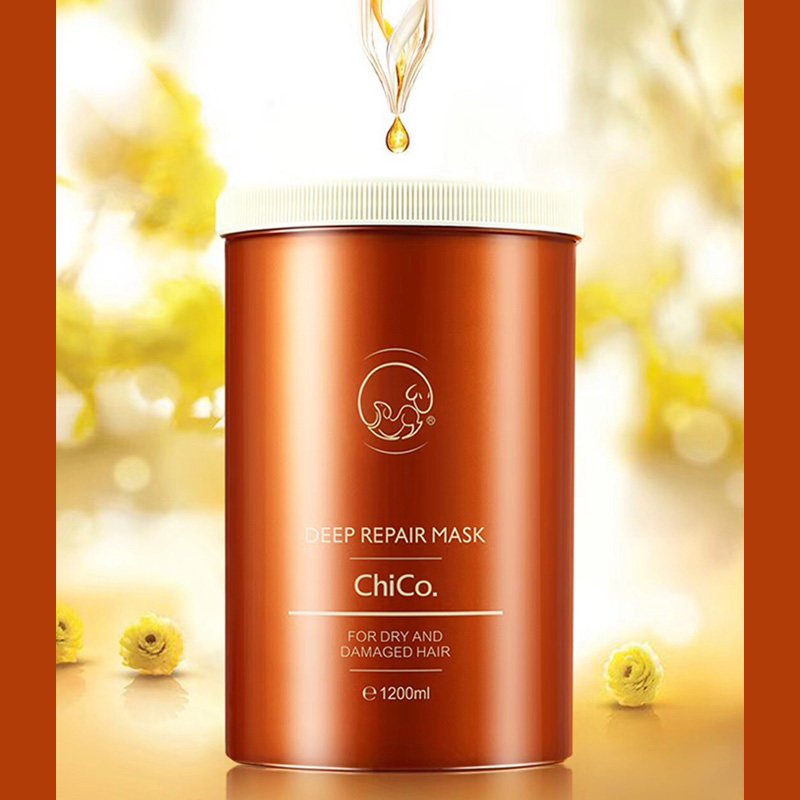 Bergenbao's new normal specifications Qi shell cold-based hair film 1200ML inverted membrane care without steam to improve the hair-manic hair-Taobao