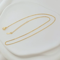 18K (40+6) сантиметр готового ожерелья