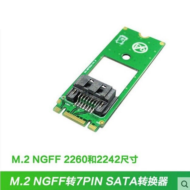 M 2 NGFF to 7pin SATA converter adapter adapter card NGFF detection tool