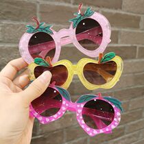 Children sun glasses anti-ultraviolet little girl sunglasses for boys and girls Fashion tide 1-6 year old baby cute glasses