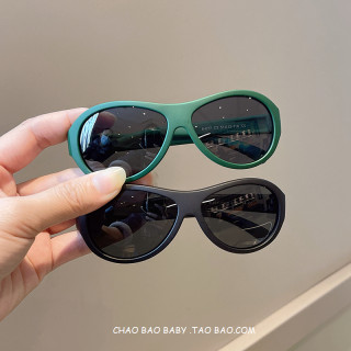 儿童墨镜男女童防紫外线飞行眼镜宝宝硅胶偏光眼镜男孩时尚太阳镜