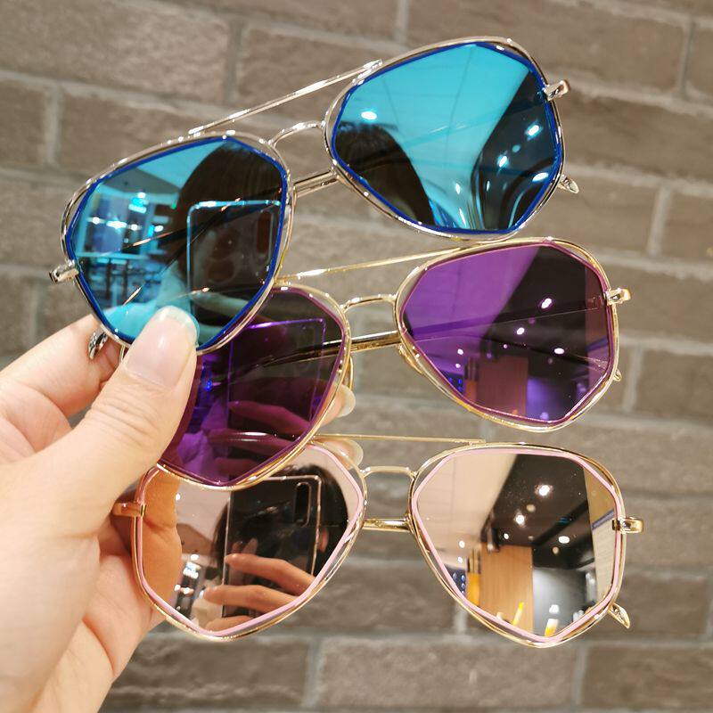 Children's sunglasses boy and child polarized toad glasses anti-UV girl baby fashion personality sunglasses tide