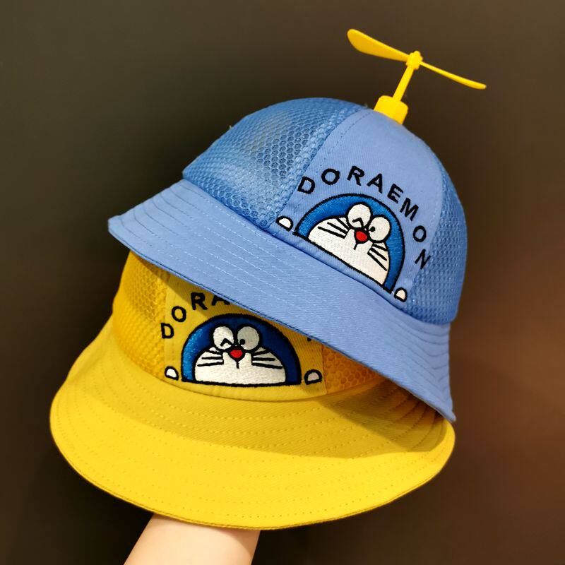 Bamboo Dragonfly Children's Hat Baby Mesh Fisherman Hat Sunhat Summer Male and female child Tinder sunscreen sunscreen