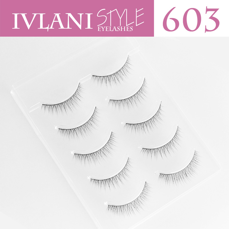 Aimeranie 603 black extremely thin stalk natural dense pure hand mill tip emulated false eyelash