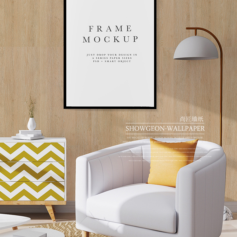 Thickened wood grain wallpaper self-adhesive retro bedroom warm background wall wallpaper waterproof and moisture-proof furniture renovation stickers