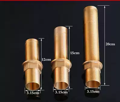 Hot and cold faucet lengthened thread lengthened retainer fixing feet thickened countertop accessories thickened basin accessories