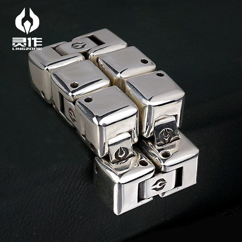 Lingui silver ornament original design of pure silver fingertips cube hands of 925 silver fingertips personality parts