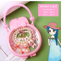 Полностью прозрачная сумка (розовая голова кошки)