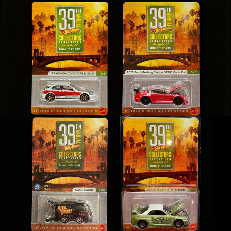 Hot Wheels Rlc 1/64 39Th Collector's Exhibition Honda Civic Mustang Nissan Gtr R34 Volkswagen Winter Melon Hot Wheels Rlc 1/64 39Th Collector's Exhibition Honda Civic Mustang Nissan Gtr R34 Volkswagen Winter Melon