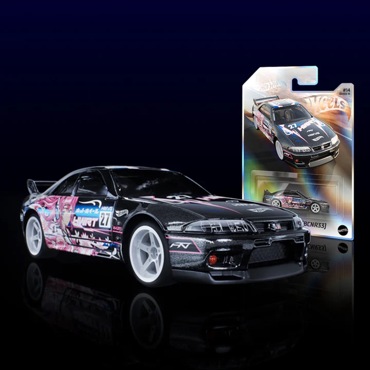 Hot Wheels Rlc 1/64 Nft Garage Nissan Gtr R33 Series 10