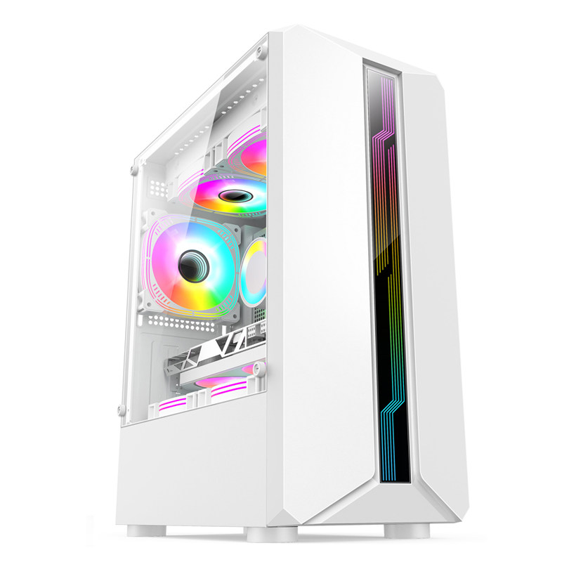 SF Express white ATX настольный компьютер с боковым подключением через USB 3.0 игровое стекло DIY host MINI пустой корпус источник питания