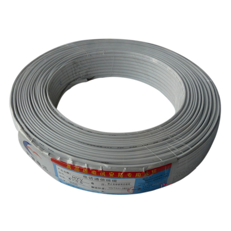 4 core phone line Specifications 4x0 5 Four core telephone line full roll of about 100 meters