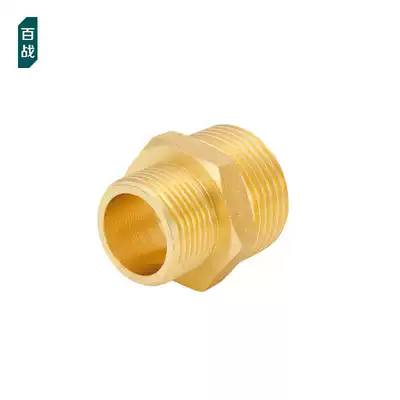 1 point to 2 points to 3 points copper connector 4 points to 6 points to reduce the diameter of the double male screw 1 inch 2 inch double outer wire direct size head