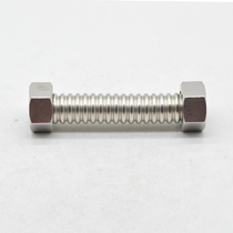 304 stainless steel bellows 6 points inner and outer wire three-way water heater cold and hot water inlet pipe hose copper fittings
