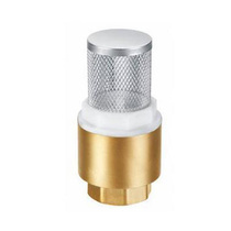 Battle Valve Copper Ball Valve Bottom Valve for Water Pump with Mesh Vertical Filter Check Valve DN20 25 40 50