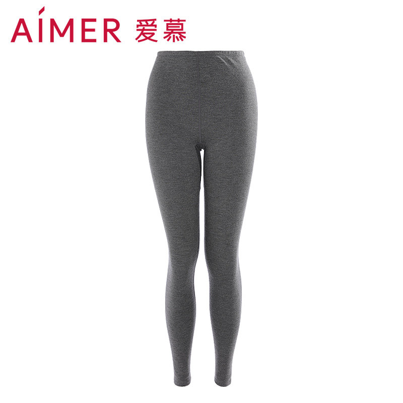aimer adore warm underwear light suede double layer warm long pants winter workout underpants AM733832 -Taobao