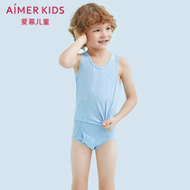 Love Childrens Underwear Mengmeng Paw Printing Boys Boy Mid-waist Triangle Panties AK2221151
