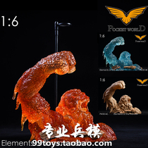 PWTOYS PW2014 1 6 element monster water and fire soil three spot