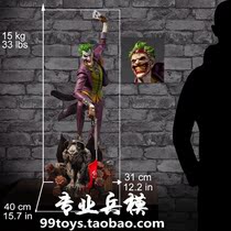 Iron Studios 1 3 Ian Rhys DC comic version of The Joker clown statue take orders