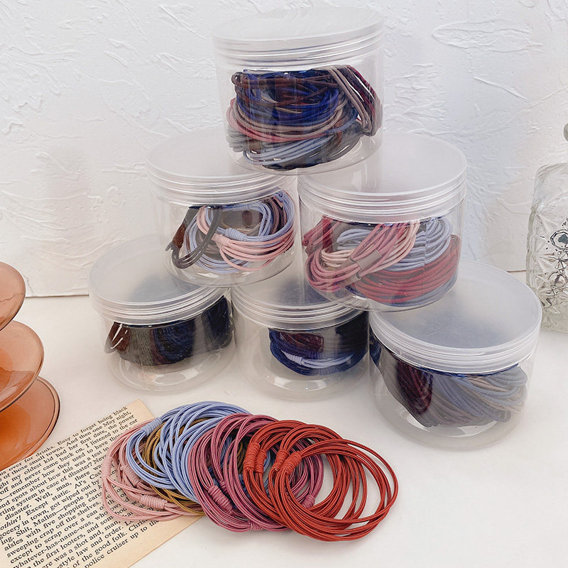 Korean tie hair rope tie hair band hair circle does not hurt hair headdress hair head rope women net red INS rubber band female tie head