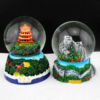 Beijing tourist souvenir Great Wall crystal ball ornaments