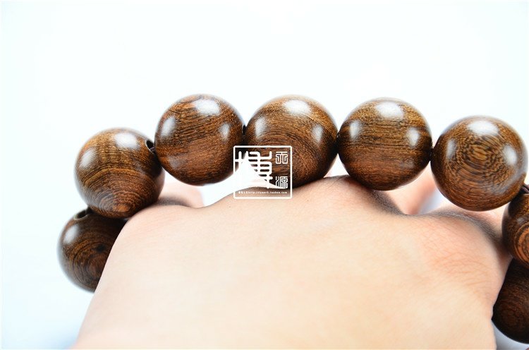 Khai trương vòng tay gỗ đàn hương bằng vàng lụa vàng nanmu gỗ trầm hương hạt 108 tràng hạt nam nữ vòng tay - Vòng đeo tay Clasp vòng tay bạc nam