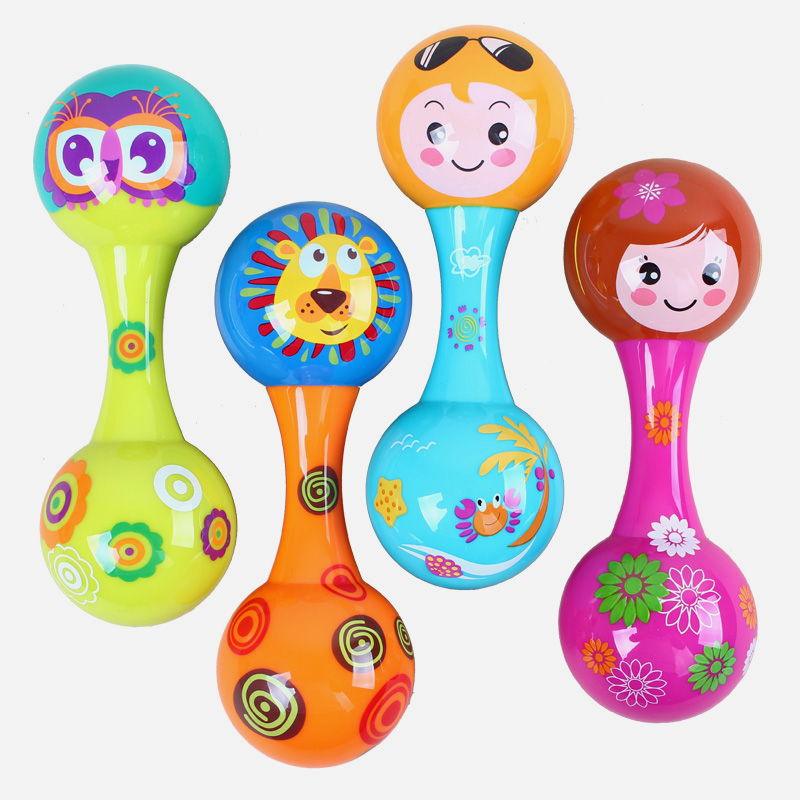 Huile sand hammer percussion instrument newborn baby baby music rattle children's toy small sand egg ball listening training