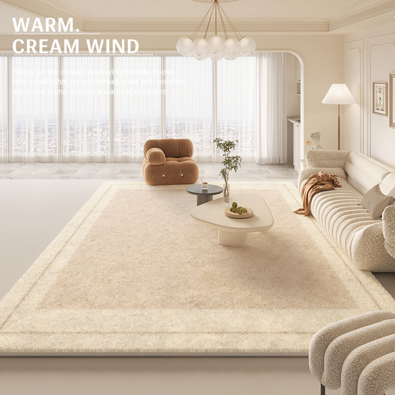 Style Carpet Living Room Superior Light Lavish Cream Wind Plush Sofa Tea Table Blanket Bedroom Bedside Blanket Floor Mat Thick Custom-Taobao