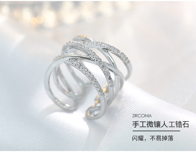 Bague Femme en Argenterie - Ref 3086876 Image 13