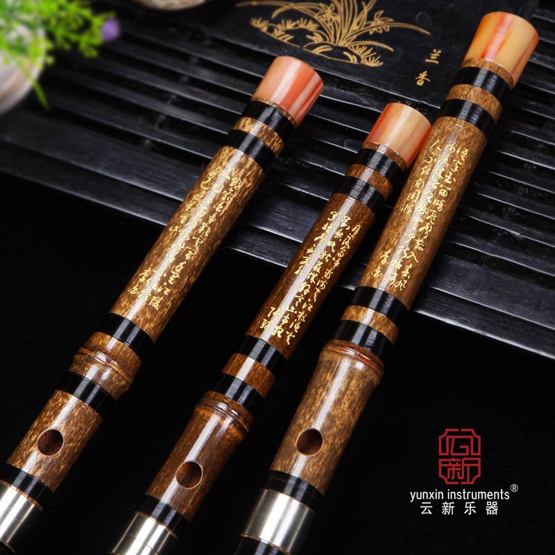 (Yunxin)Zizhu flute teaching Entry examination Professional playing double section flute national playing musical instrument