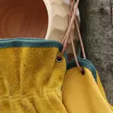 Дорожные кожаные нескользящие износостойкие перчатки, защита от ожогов