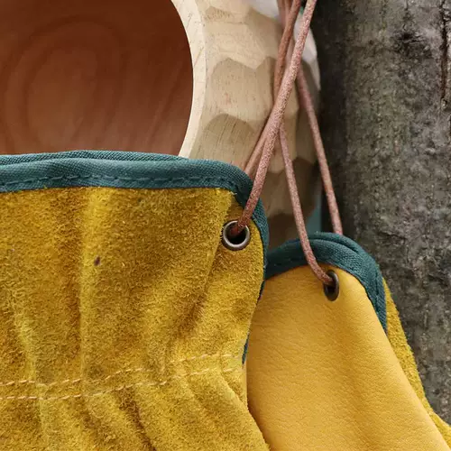 Дорожные кожаные нескользящие износостойкие перчатки, защита от ожогов