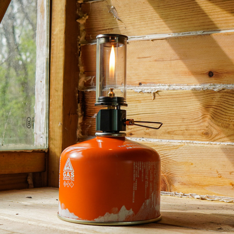 bushcraft outdoor camping lighting heating gas lamps portable tent light Camp light gas atmosphere candle light