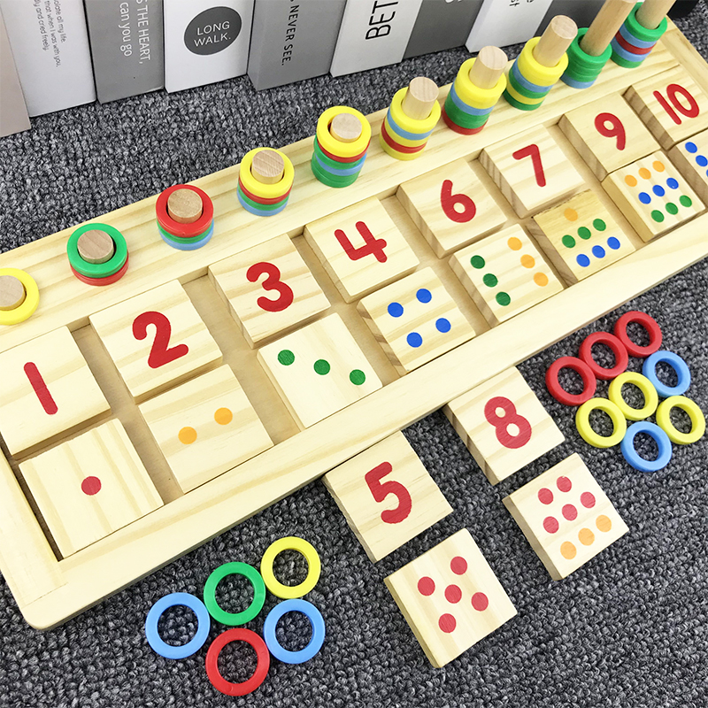 Baby Digital Points pair mathematical teaching for children with kindergarten enlightenment toys Montenegro early teaching