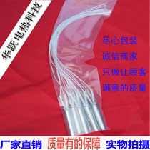 Four fluorine ferry silver wire single-ended (single head heating tube) dry burning heating rod porcelain head rod factory direct non-standard customization