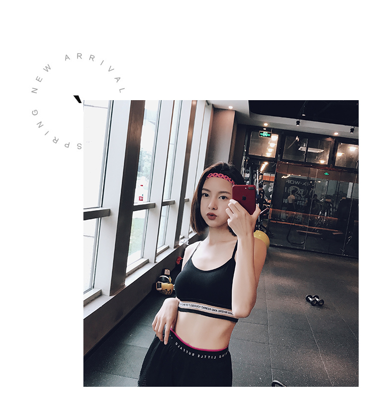 Động tác nhảy dù phi thể thao Shore tiếng Anh không vành tập thể dục yoga áo ngực kiểu đồ lót áo ngực tập thể dục