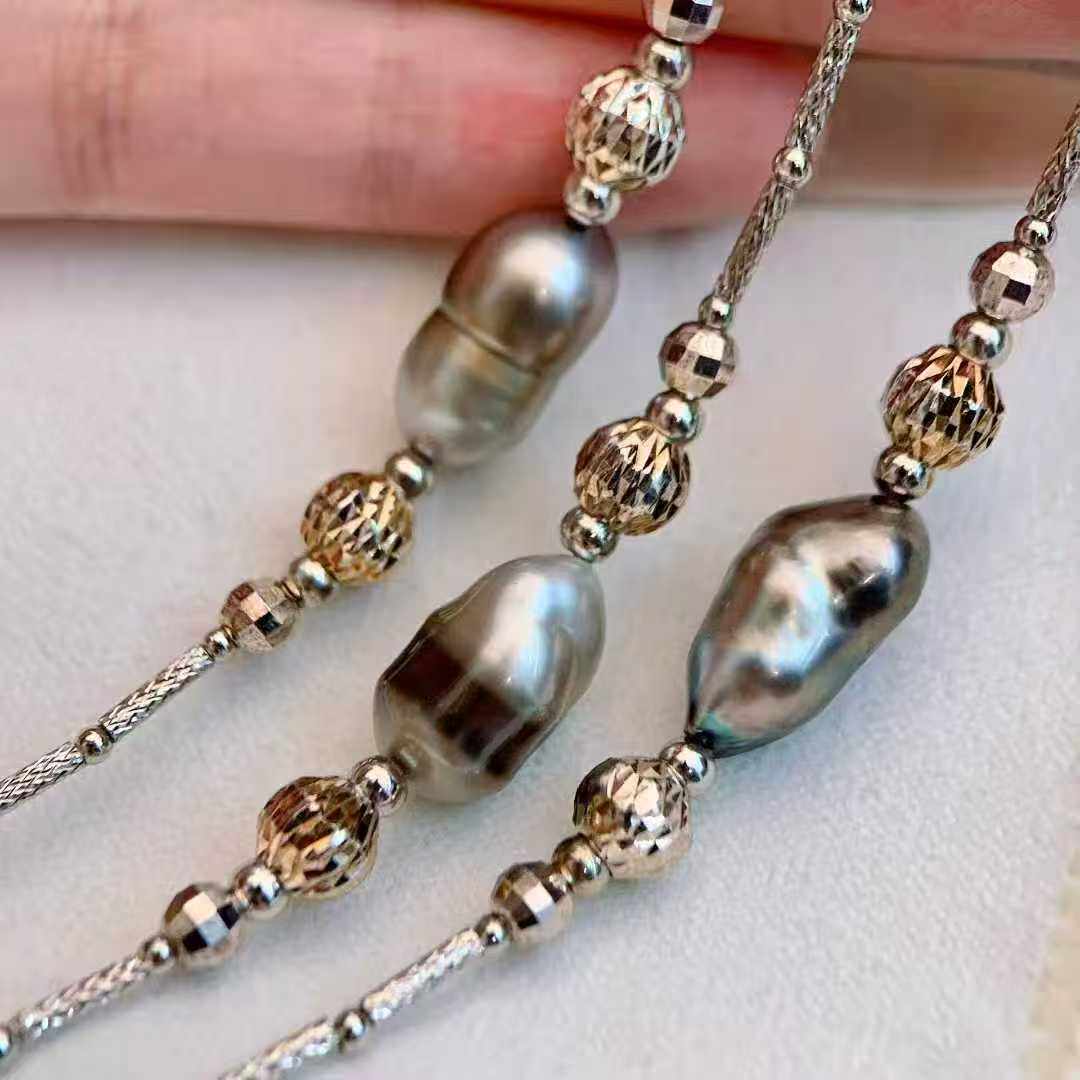 🔥香港珠宝展直播| 独特大溪地keshi珍珠手链✨-手饰-淘宝好物网