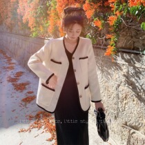 Sandro Duffy small fragrant style short coat autumn fashion casual Korean temperament celebrity top cardigan