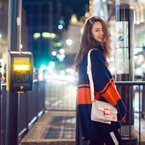 Sandro Duffy sweater coat womens knitwear loose fashion casual star Yang Ying same Korean cardigan