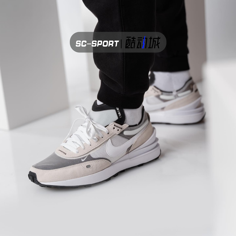 Nike Waffle One Men's Small Sacai Sports Casual Retro Waffle Shoes Da7995-100