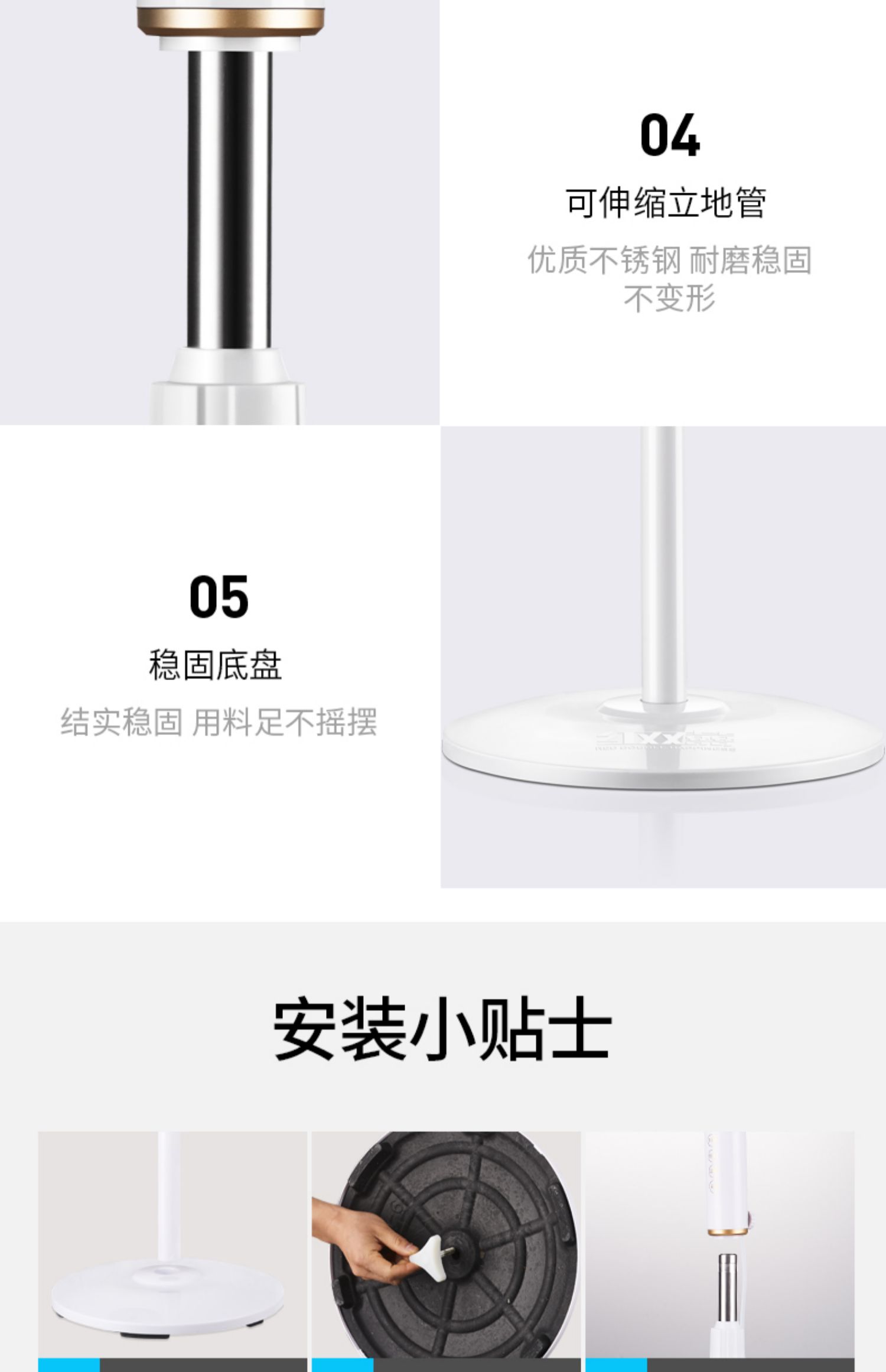 quạt hơi nước iruka Quạt đôi tần số biến thiên Quạt điều khiển tốc độ thông minh Quạt sàn Nhà phòng khách Điều khiển từ xa Quạt quay bốn tốc độ - Quạt điện quạt điều hòa daichi