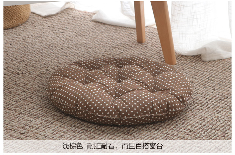 Tatami mat bông futon đệm vải dày vòng đệm sinh viên văn phòng ghế đệm trên ghế wicker - Ghế đệm / đệm Sofa đệm lót ghế ngồi văn phòng