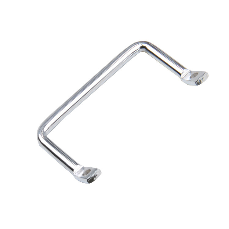 LS531 Stainless Steel Handle Kit Pull Handle Round Bar Bent Angle Type Flat Head Tilt Style Handle Industrial Handle