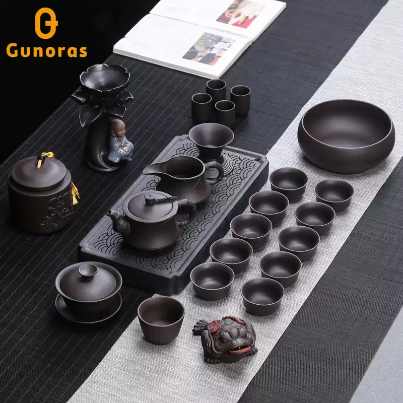 中国紫砂工艺 功夫茶具 急須と茶碗セット再値下げ❗️ 中国紫砂工艺 功夫茶具 急須と茶碗セット再値下げ❗️ 紫砂功夫茶具