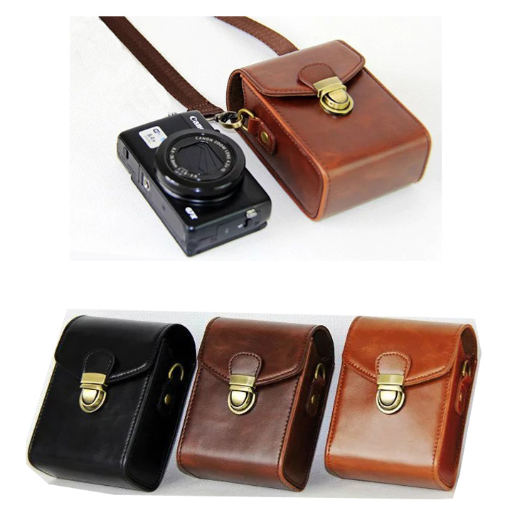 Applicable Panasonic LX10 camera bag TZ60 TZ70 85 ZS50 ZS50 TZ80 leather cover protective sleeve ZS60 ZS70