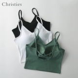 Бюстгальтер без косточек, поддерживающая тонкая майка топ, летний бюстгальтер-топ, красивая спина, эффект подтяжки
